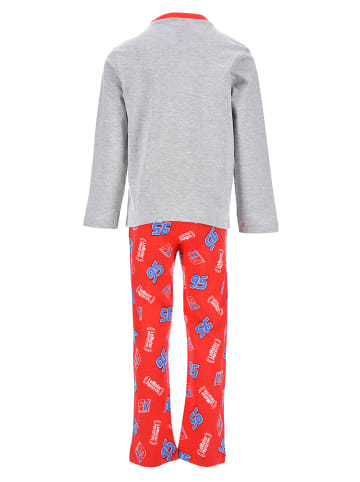 Disney Cars Pyjama in Grau/ Rot