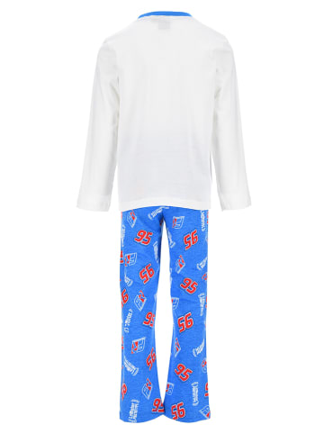 Disney Cars Pyjama blauw/wit