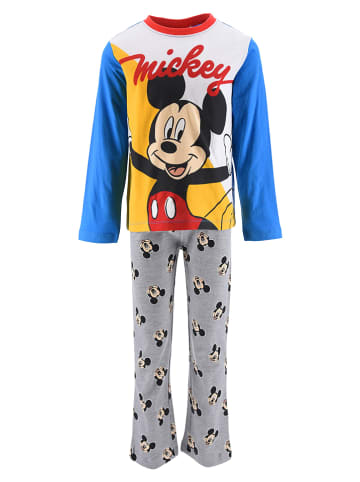 Disney Mickey Mouse Pyjama grijs/blauw/meerkleurig