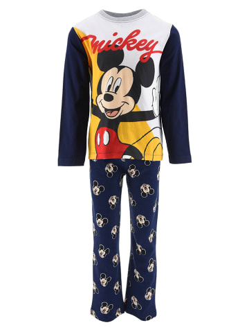 Disney Mickey Mouse Pyjama in Dunkelblau/ Bunt