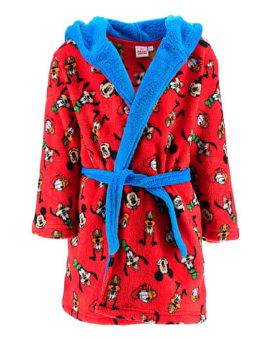 Disney Mickey Mouse Badjas "Mickey" rood/blauw