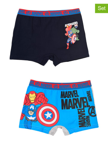 Avengers 2-delige set: boxershorts zwart/grijs