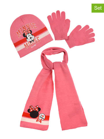 Disney Minnie Mouse 3tlg. Winteraccessories-Set in Pink