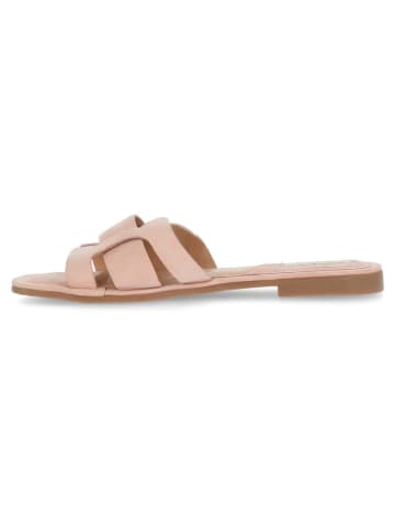 Mexx Leren slippers "Jacey" lichtroze