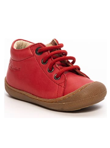 Naturino Leder-Lauflernschuhe "Cocoon" in Rot
