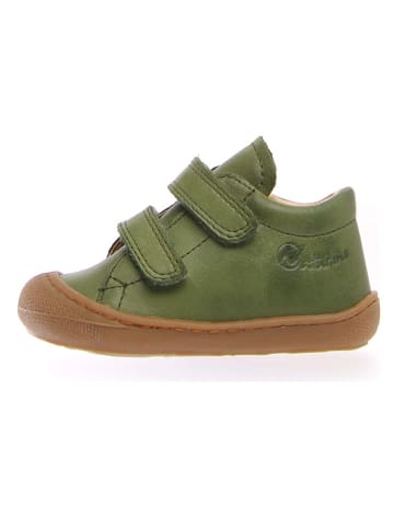 Naturino Leder-Sneakers "Cocon" in Grün