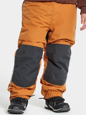 Didriksons Spodnie funkcyjne "Narvi" w kolorze pomarańczowo-antracytowym