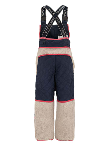 Didriksons Spodnie polarowe "Ben" w kolorze granatowo-beżowym