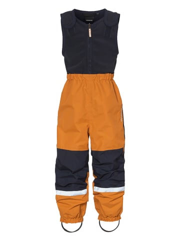 Didriksons Spodnie funkcyjne "Gordon" w kolorze pomarańczowo-granatowym