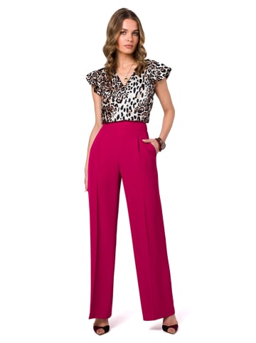 Stylove Spodnie w kolorze różowym