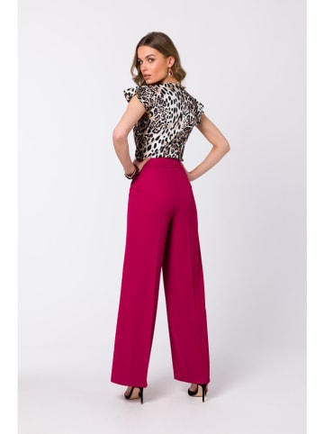 Stylove Bluzka w kolorze kremowo-czarnym