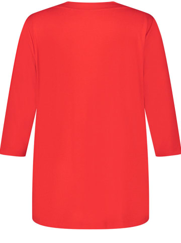 SAMOON Bluzka w kolorze czerwonym