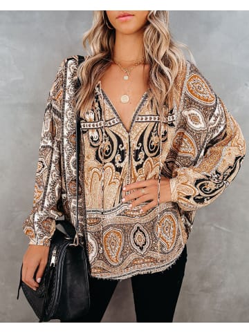 Milan Kiss Blouse bruin