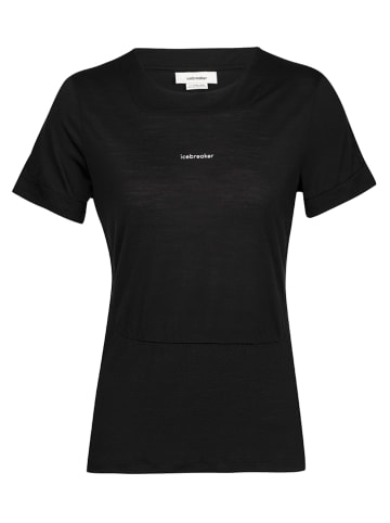 icebreaker Functioneel shirt "ZoneKnit" zwart