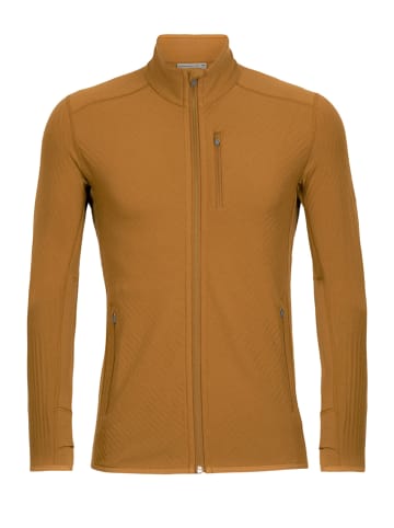icebreaker Fleecejacke "Descender" in Hellbraun