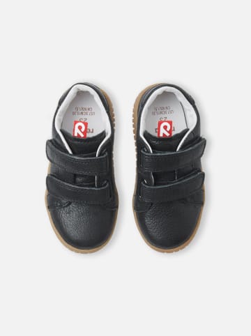 Reima Leren sneakers "Kummi" zwart