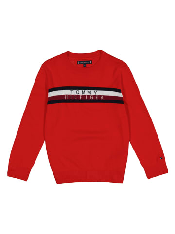Tommy Hilfiger Sweter w kolorze czerwonym