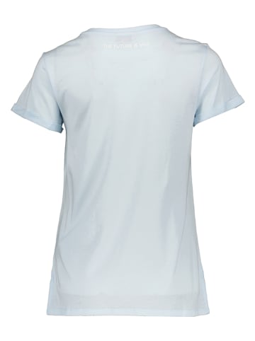 Herrlicher Koszulka "Kendall" w kolorze błękitnym