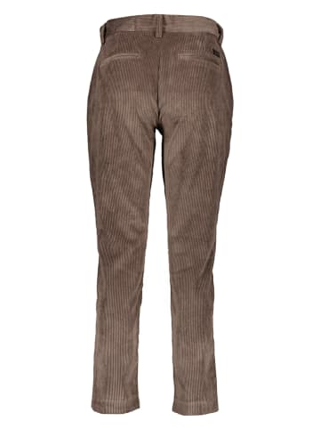 Herrlicher Spodnie sztruksowe w kolorze brązowym