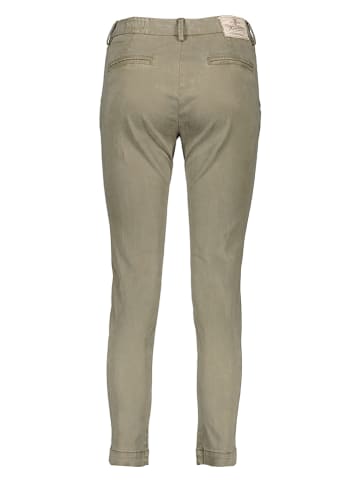 Herrlicher Spodnie chino w kolorze zielonym