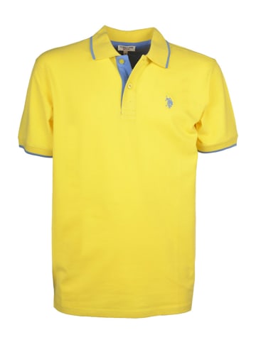 U.S. Polo Assn. Koszulka polo w kolorze żółtym