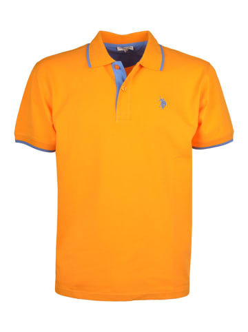 U.S. Polo Assn. Koszulka polo w kolorze pomarańczowym