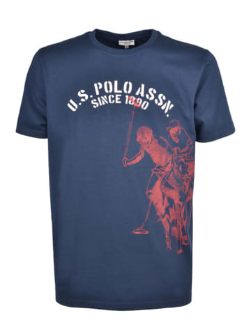 U.S. Polo Assn. Koszulka "1890" w kolorze granatowym