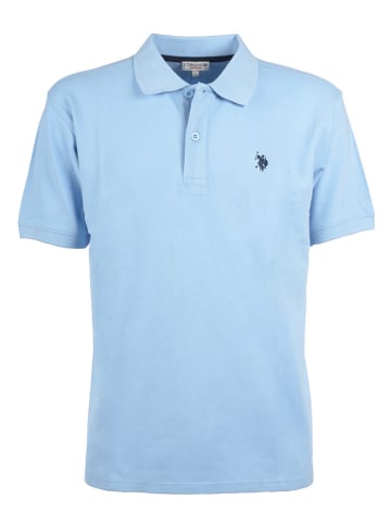 U.S. Polo Assn. Koszulka polo w kolorze błękitnym