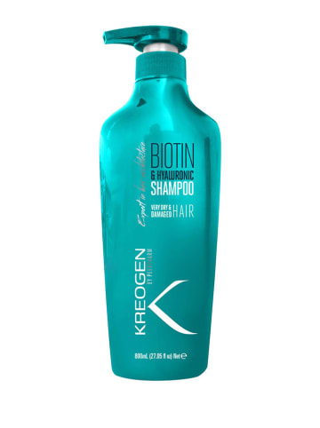 Kreogen Szampon "Biotin & Hylauronic" do zniszczonych włosów - 800 ml