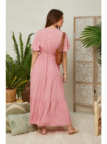 L'armoire de Suzette Sukienka w kolorze szaroróżowym