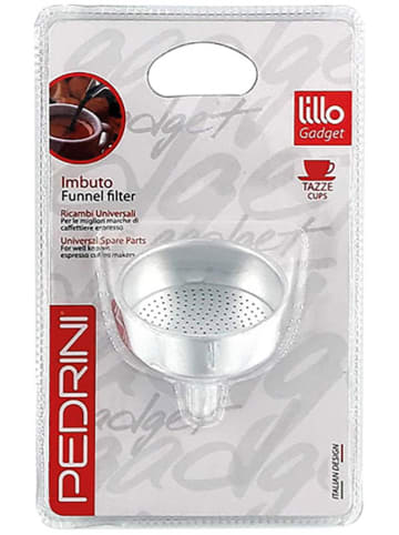Pedrini Espressokocher-Filter in Silber - 9 Tassen