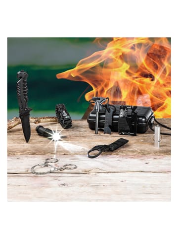 Nature Fellow Outdoor-Kit in Schwarz - 9 Teile