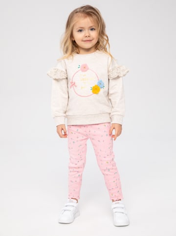 Minoti 2tlg. Outfit in Creme/ Rosa