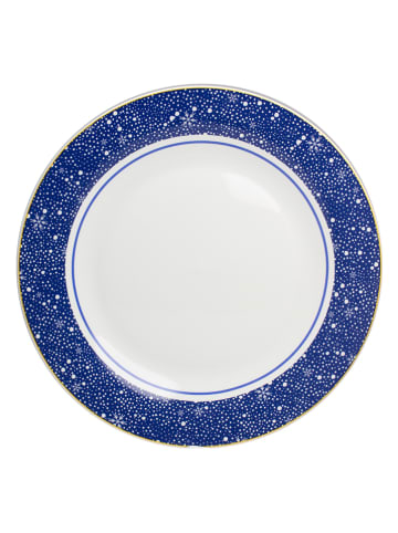 Ard'time 6er-Set: Speiseteller "Circus" in Blau/ Rot - Ø 26 cm
