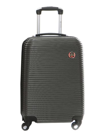 Geographical Norway Hardcase-trolley "Solomun" antraciet - (B)34 x (H)53 x (D)21 cm