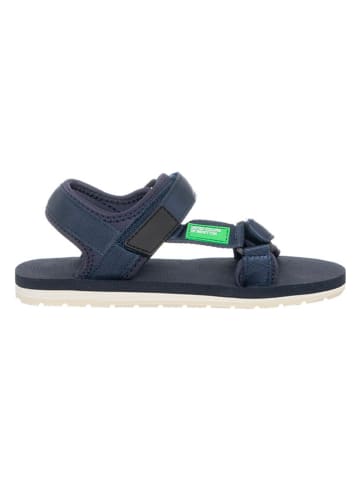 Benetton Sandalen in Dunkelblau