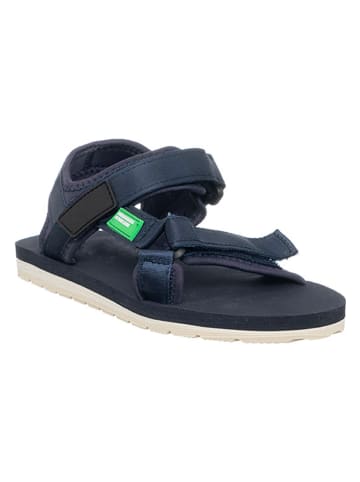 Benetton Sandalen in Dunkelblau
