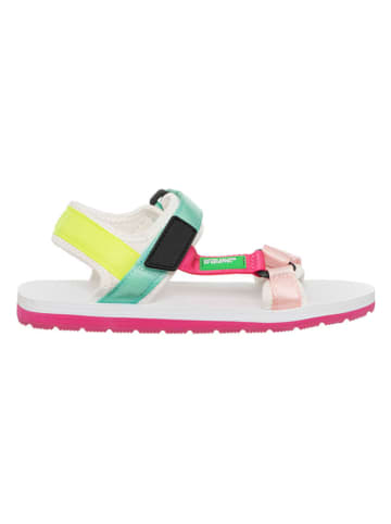 Benetton Sandalen meerkleurig/wit
