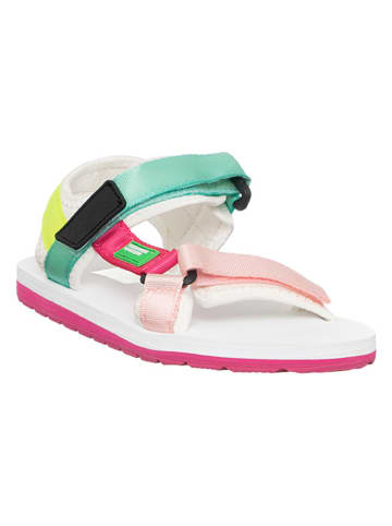 Benetton Sandalen meerkleurig/wit