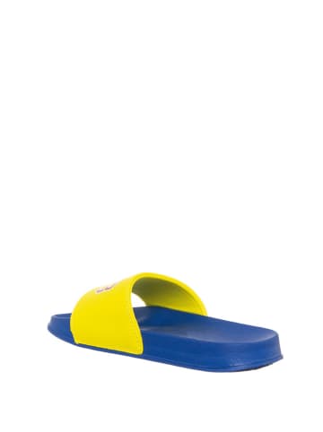 Benetton Slippers blauw/geel