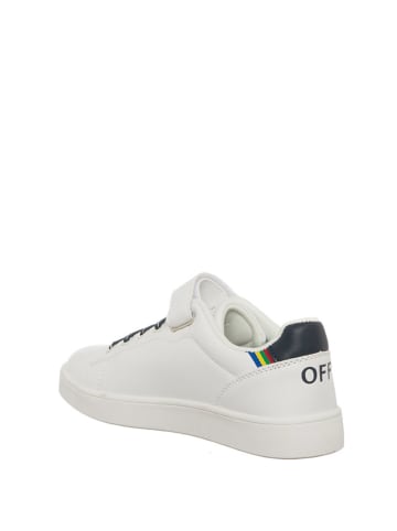 Benetton Sneakers wit/donkerblauw