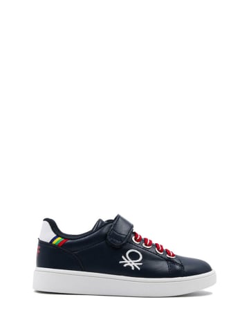 Benetton Sneakers donkerblauw/wit/rood