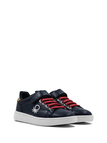 Benetton Sneakers donkerblauw/wit/rood
