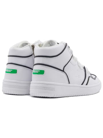 Benetton Sneakersy w kolorze białym