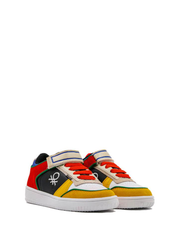 Benetton Sneakers rood/geel/zwart