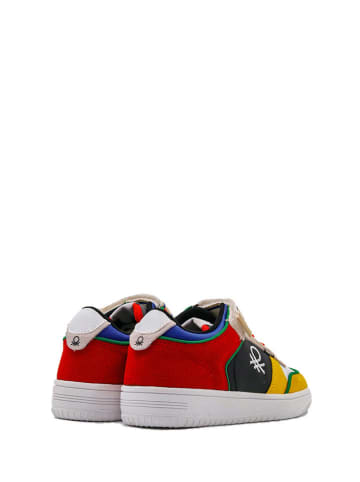 Benetton Sneakers rood/geel/zwart