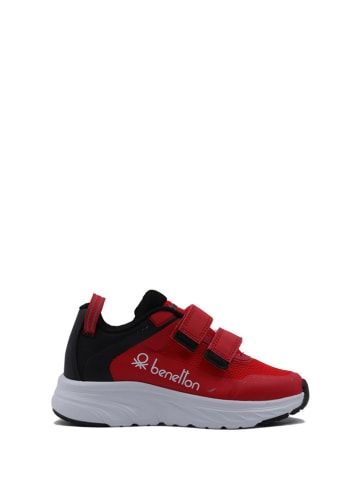 Benetton Sneakersy w kolorze czerwonym