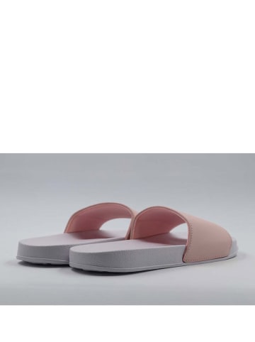 Benetton Slippers wit/lichtroze