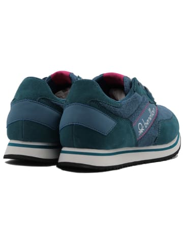 Benetton Sneakersy w kolorze morskim