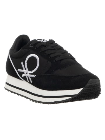 Benetton Sneakersy w kolorze czarnym